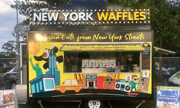 New York Waffles food trailer