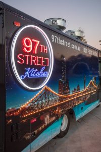 Side view of the 97th Street food truck.