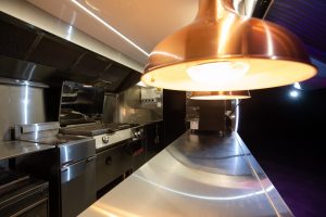 Inside view of the 97th Street food truck kitchen.