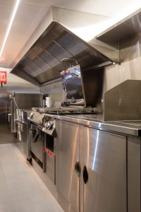 Inside view of the 97th Street food truck kitchen.