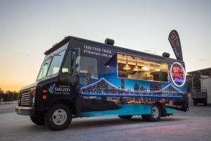 Side view of the 97th Street food truck.