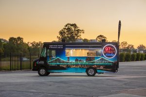 Side view of the 97th Street food truck.