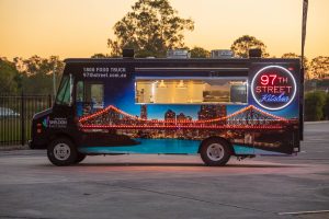 Side view of the 97th Street food truck.