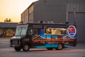 Rear view of the 97th Street food truck.