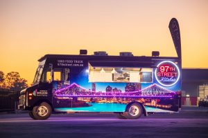 Side view of the 97th Street food truck.