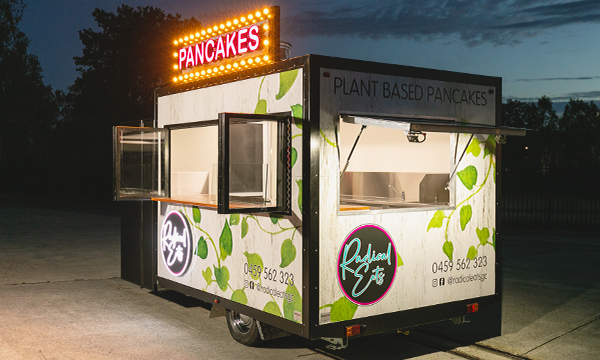 Radical Eats food trailer.